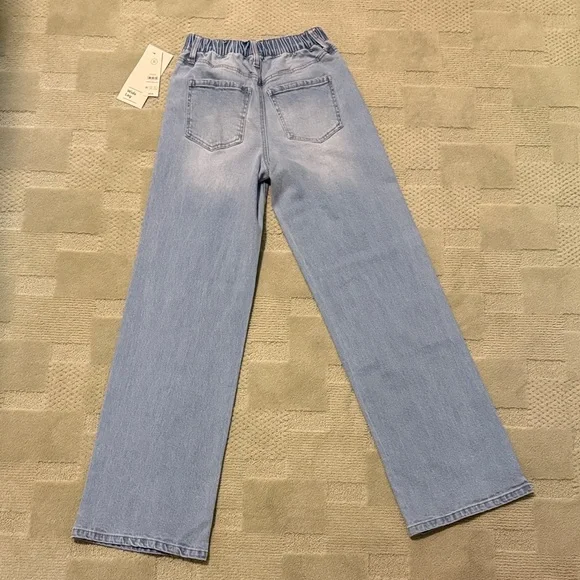 NWT Wide Leg Jeans, No Boundaries, size xxs 00 - Picture 4 of 4